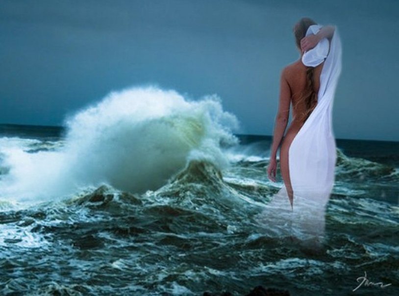 Claudia Ryia in a swimsuit