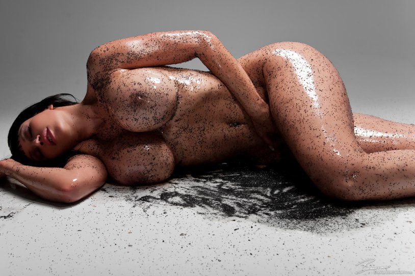 Bianca Bowsham with a lesbian girl