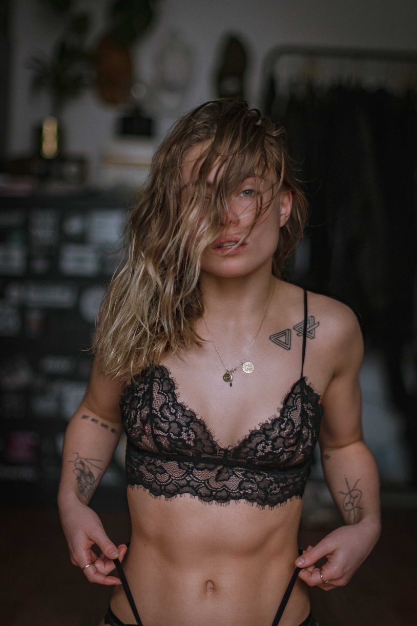 Tattoo model Caroline Grace