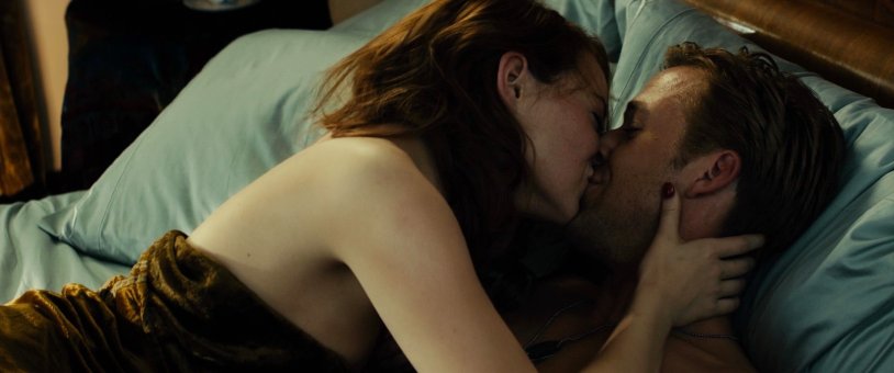 Ryan Gosling and Emma Stone Kiss