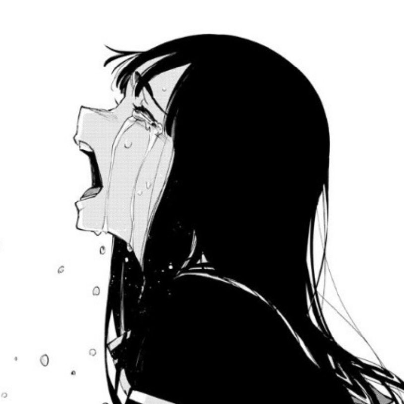 Crying girl anime