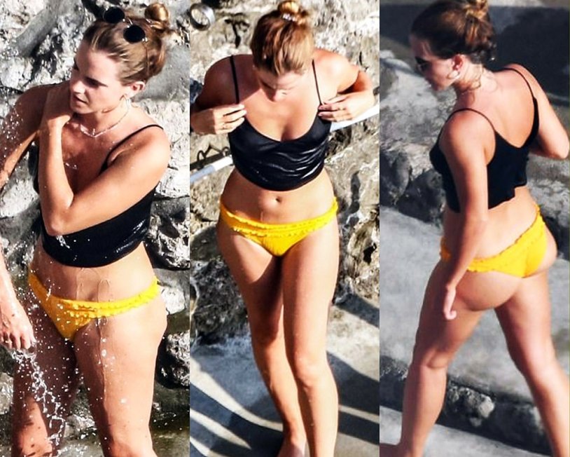 Emma Watson in a swimsuit 2020