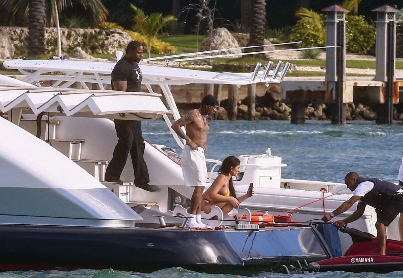 Kylie Jenner and Taiga in Mexico