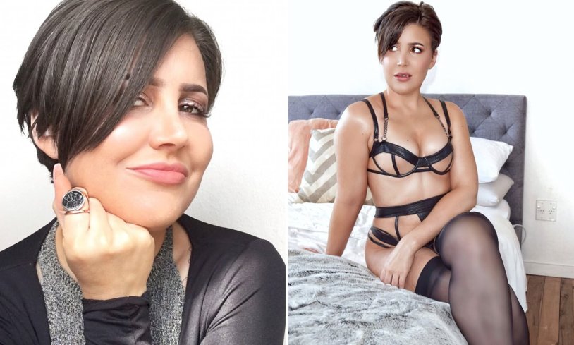 Nadia Bokodi masturbates