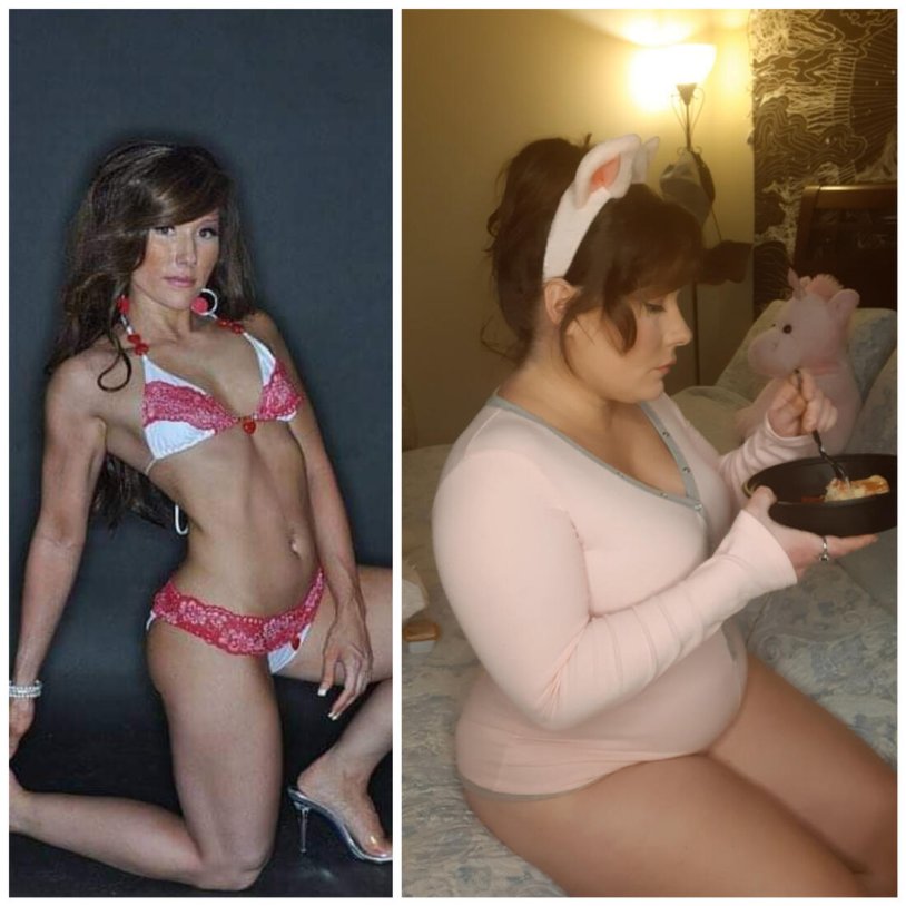 Hungrylilkitty before and after