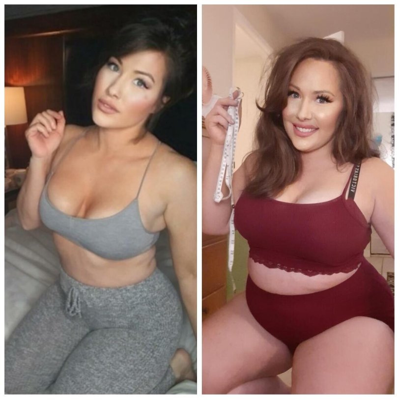 Hungrylilkitty before and after