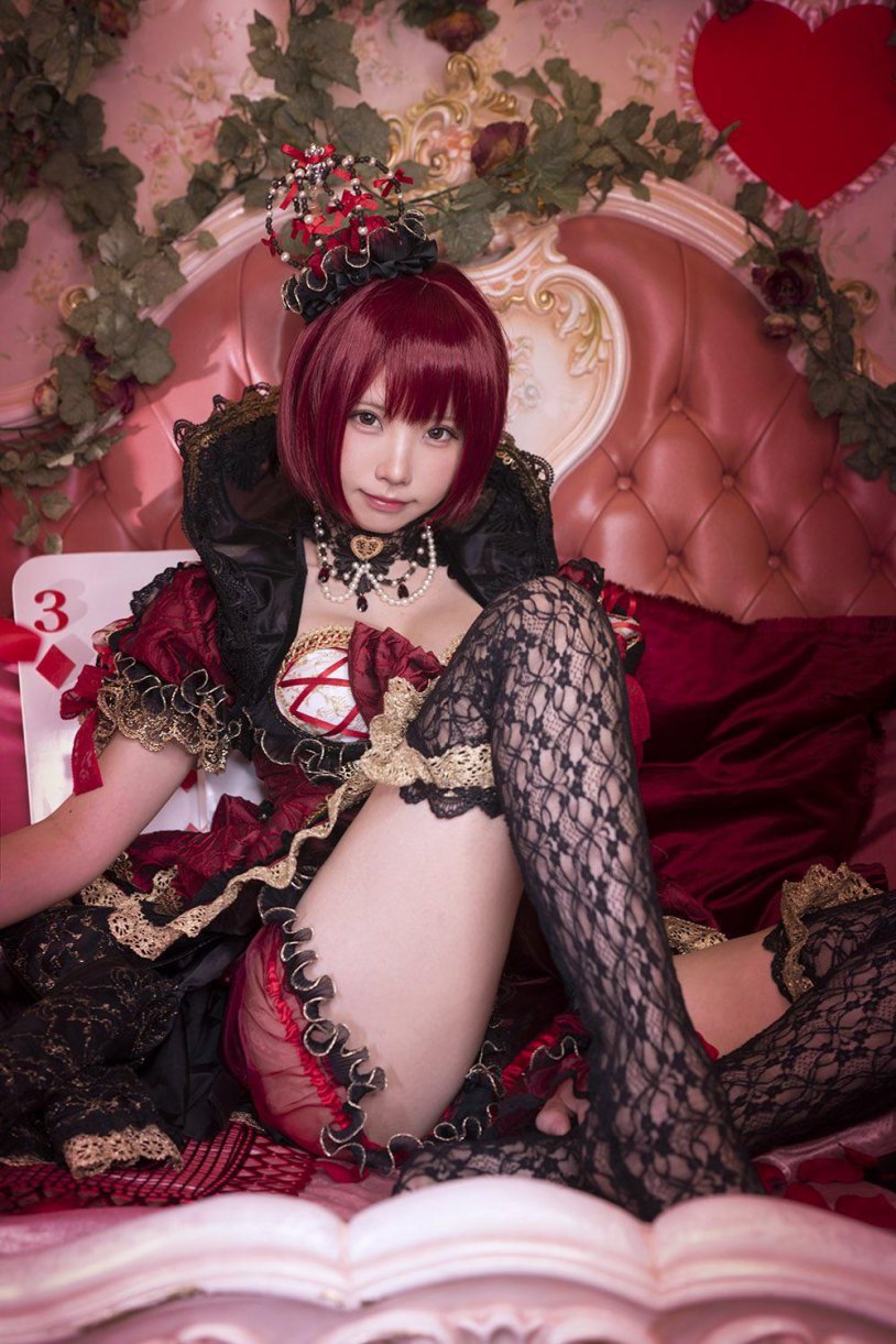 Cosplay in stockings