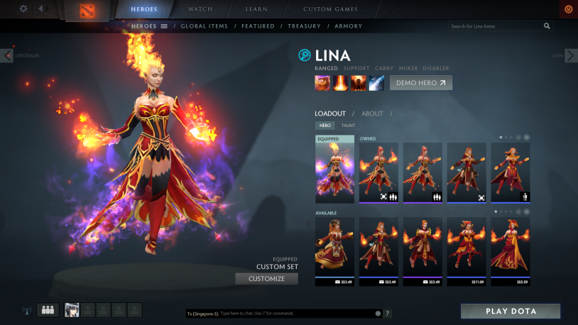 Lina Dota Arkana
