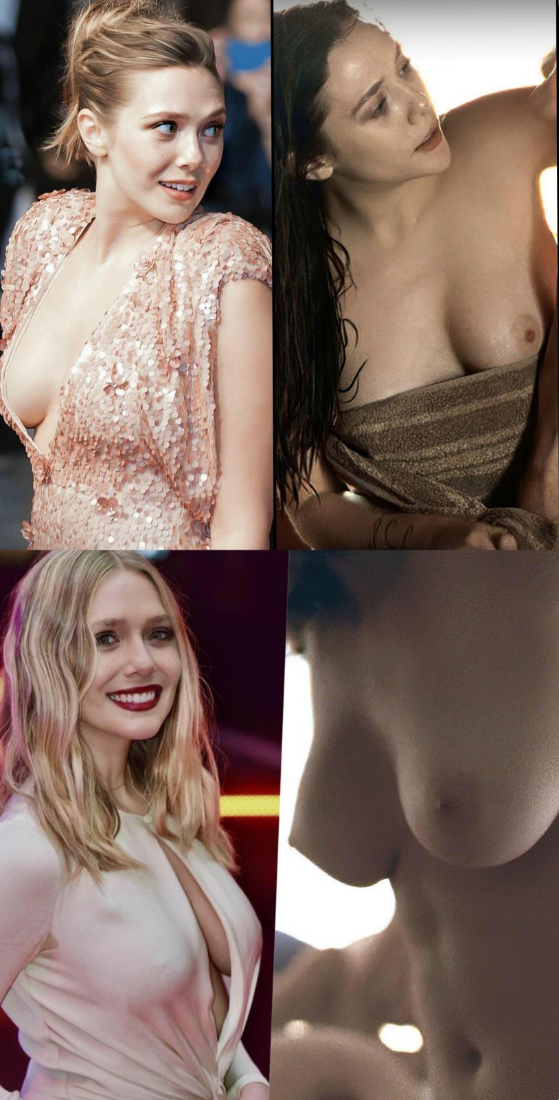 Elizabeth Olsen chest