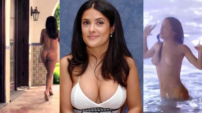 Salma Hayek showed the chest XXX