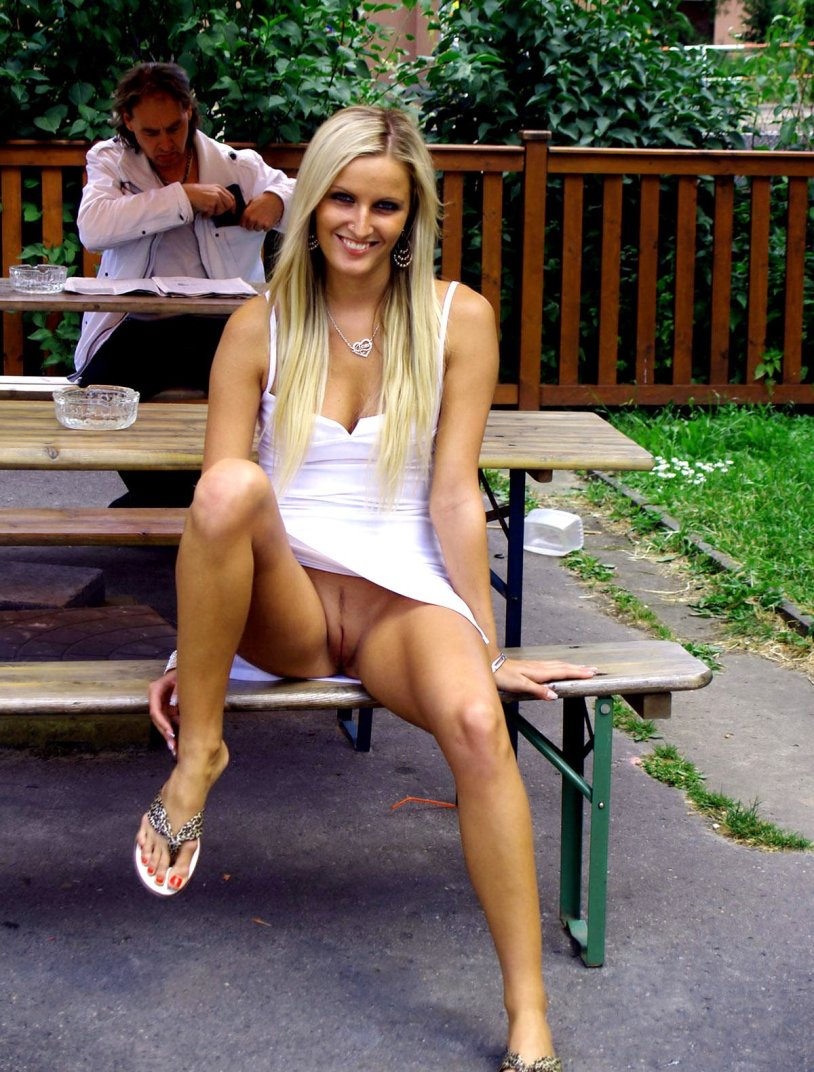 Lifting skirts in stores Private