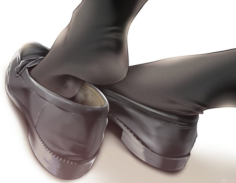 Girls made their legs sniff