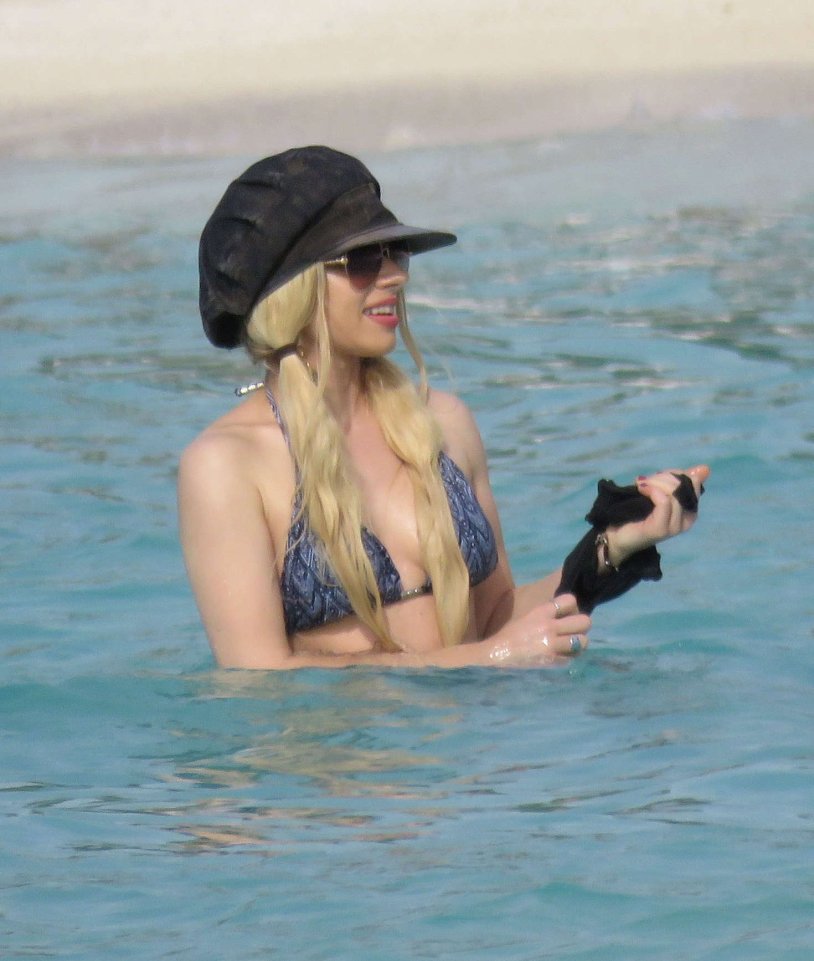 Orianthi in a swimsuit