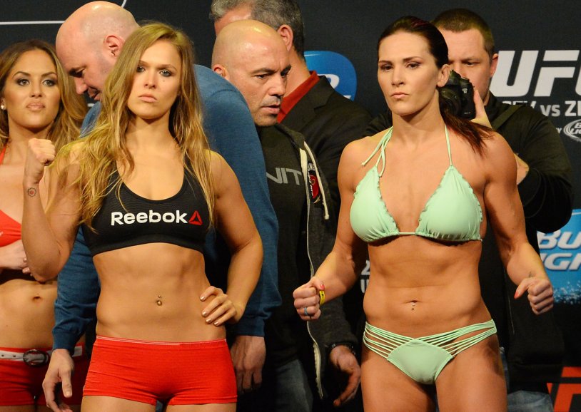 Ronda Rosi weighing