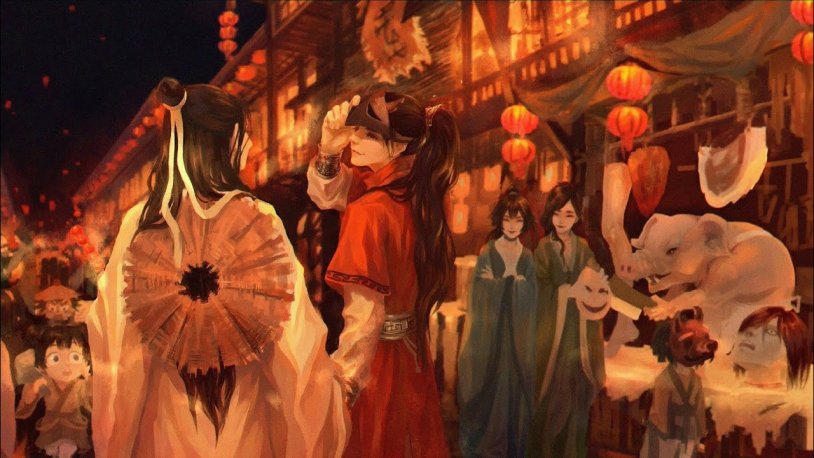 The blessing of the celestials of Sey Lyan and Hua Chen