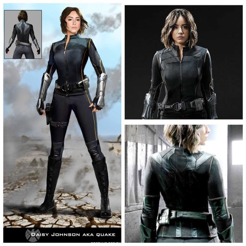 Daisy Johnson in a suit