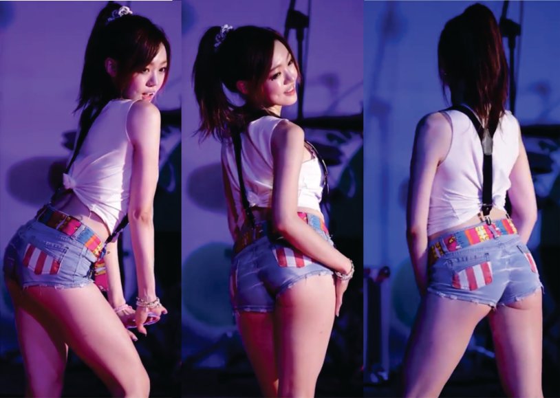 Girls in leggings cosplay