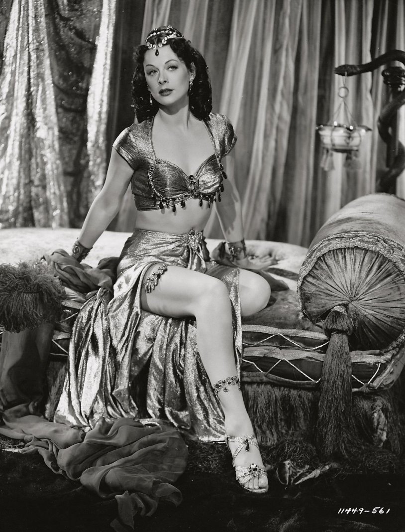 Hedi Lamarr in a swimsuit