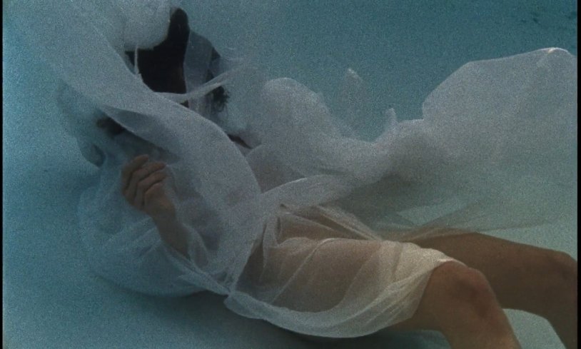 Girl in water photo shoot