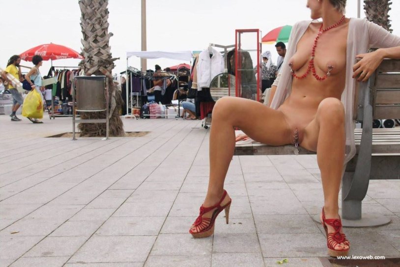 Transvestites on the street naked