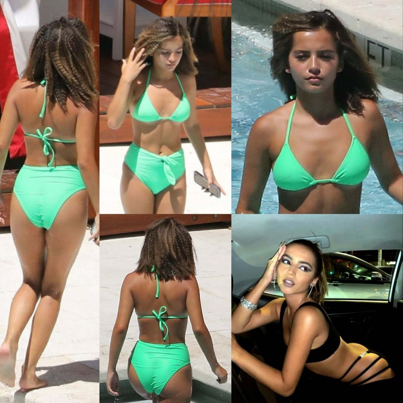 Isabella moner in a swimsuit