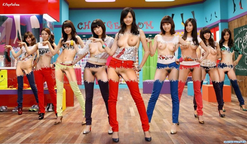 Korean group Girls Generation Naked XXX