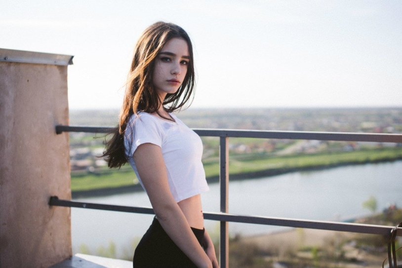 Daria Derevyankina in underwear