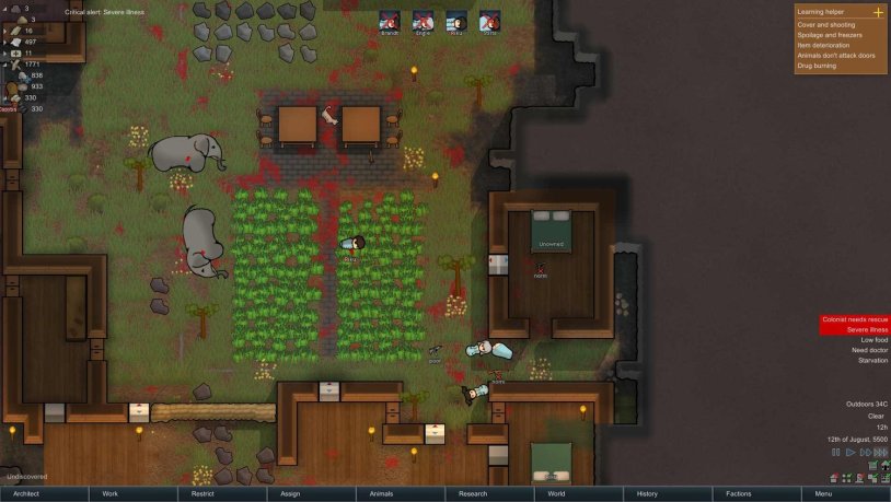 Rimworld Trone Hall