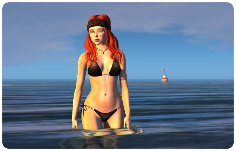 Ekaterina Kholodova model in a swimsuit