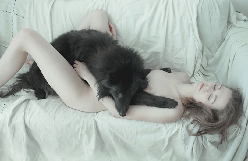 Erotic photo shoots with animals