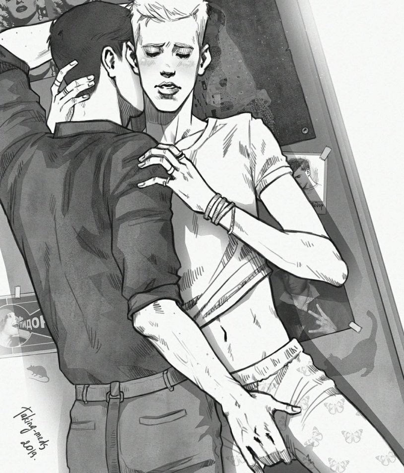 Beautiful pumped men