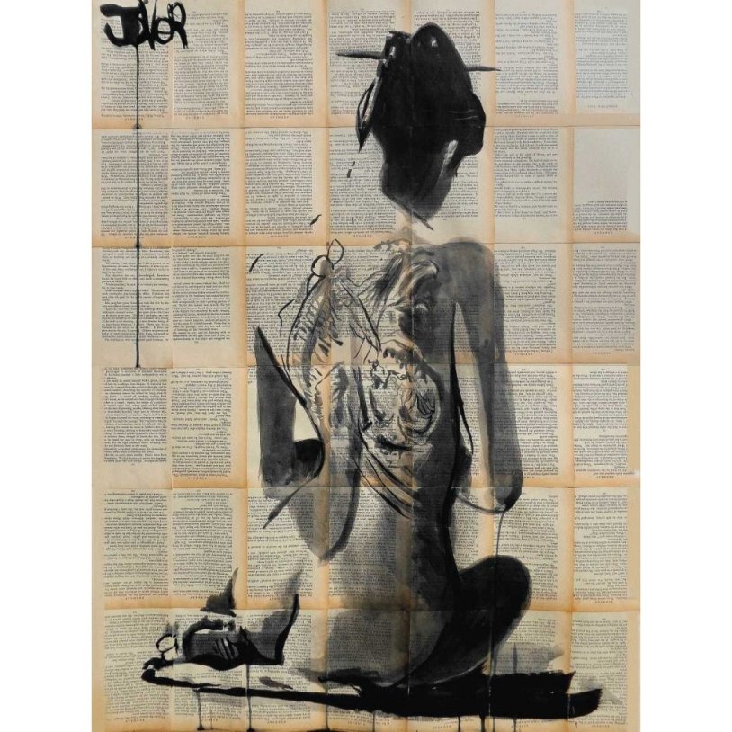 Louis Jovever new drawings of Sinia's tears