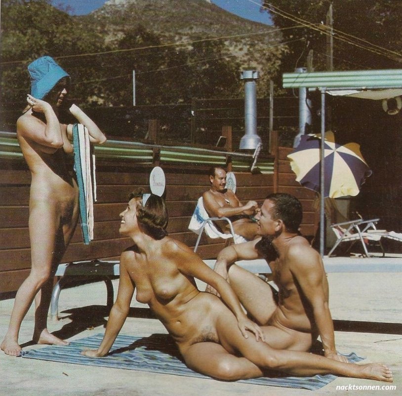 Naked guys on a nudic beach