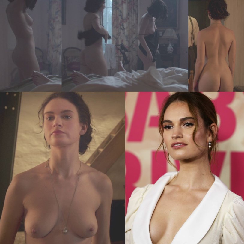 Naked Lily James (Lily James