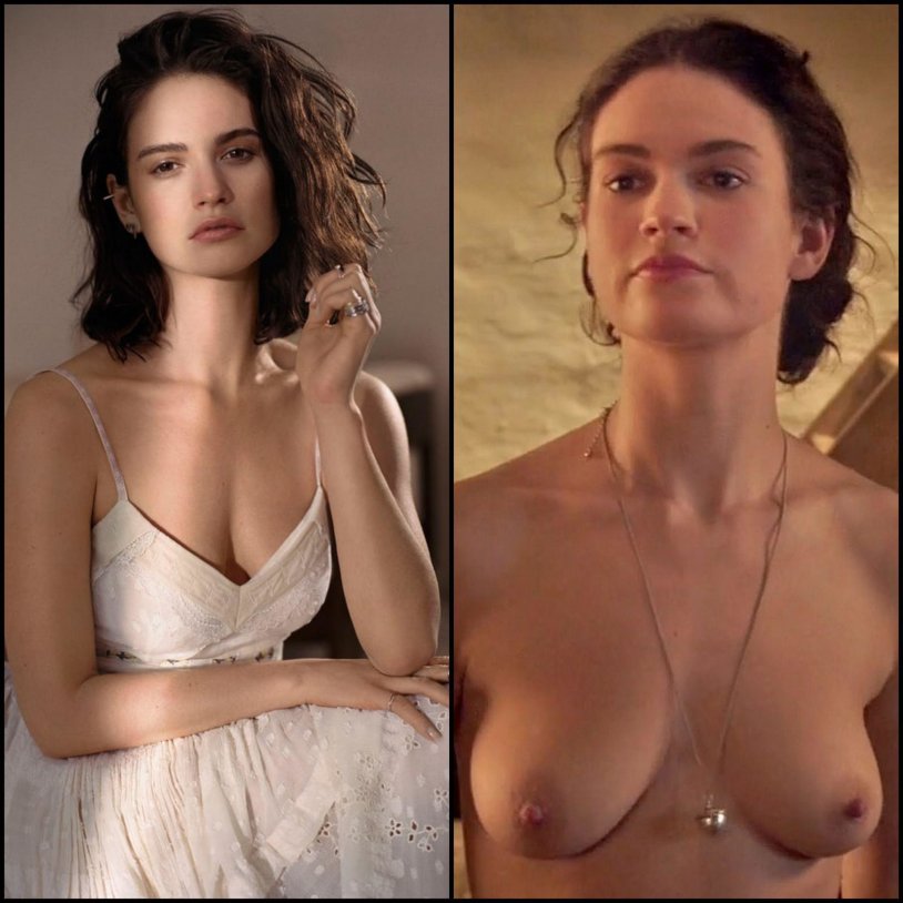 Naked Lily James (Lily James