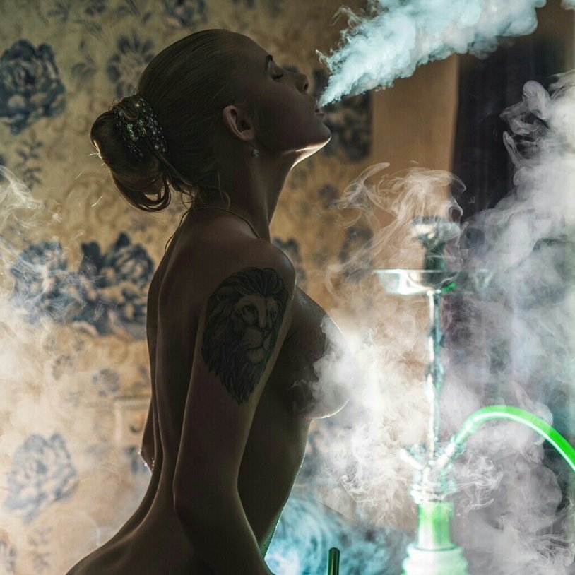 Naked girls and cannabis