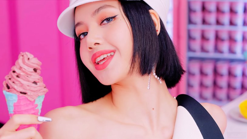 Black Pink Ice Cream