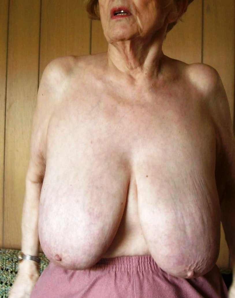 Tits of very old grandmothers