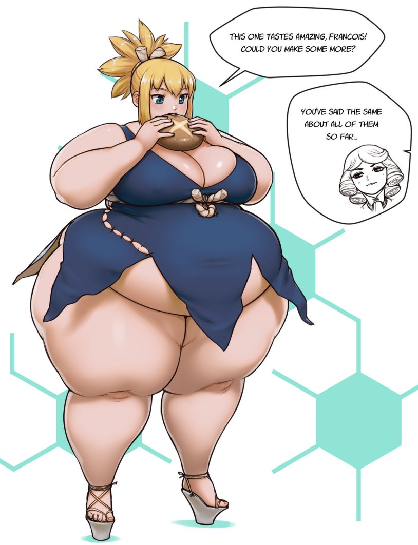 Weight Gain Fat Belly anime