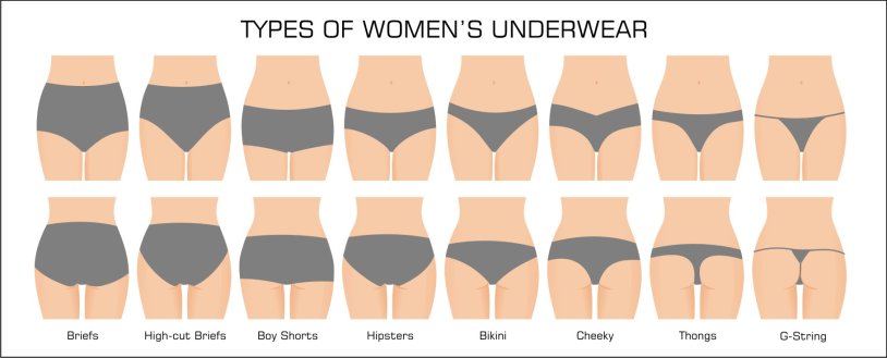 Lower underwear vector