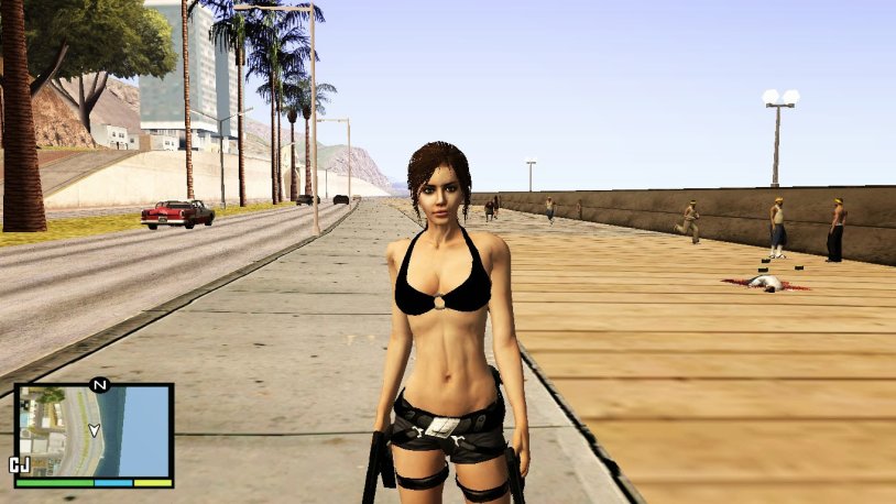 Lara Croft for GTA SA