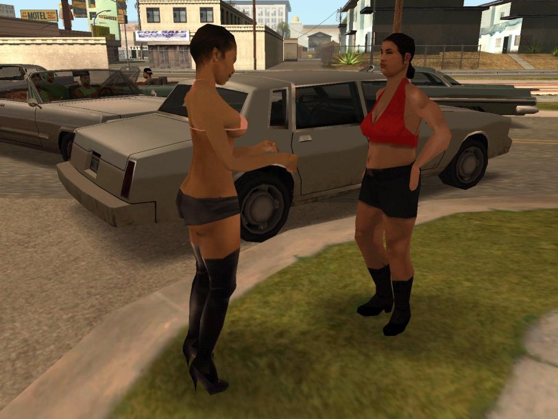 Naked Kendl GTA San Andreas