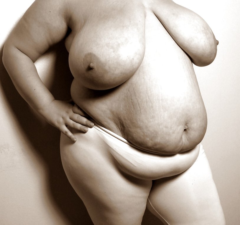 Sagging boobs old women