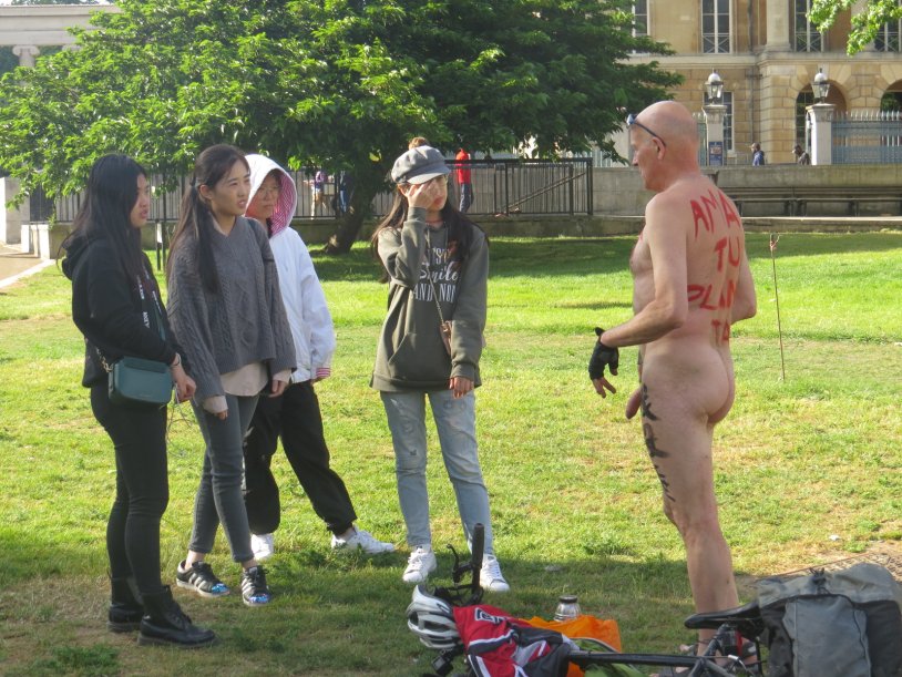 Naked men dressed women