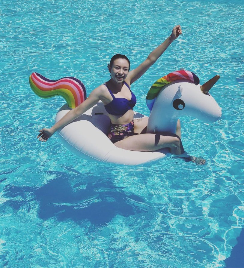 JoDell Ferland in a bikini