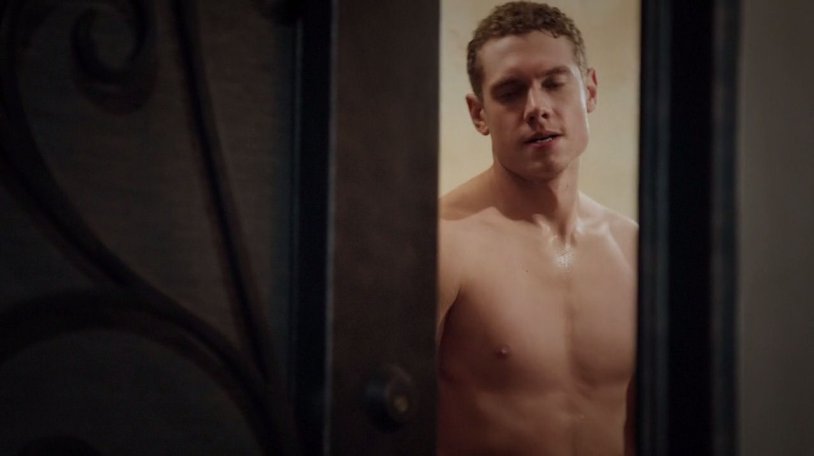 Freddie Stroma torso