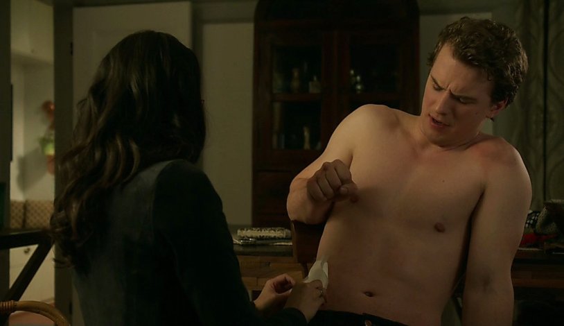 Freddie Stroma torso