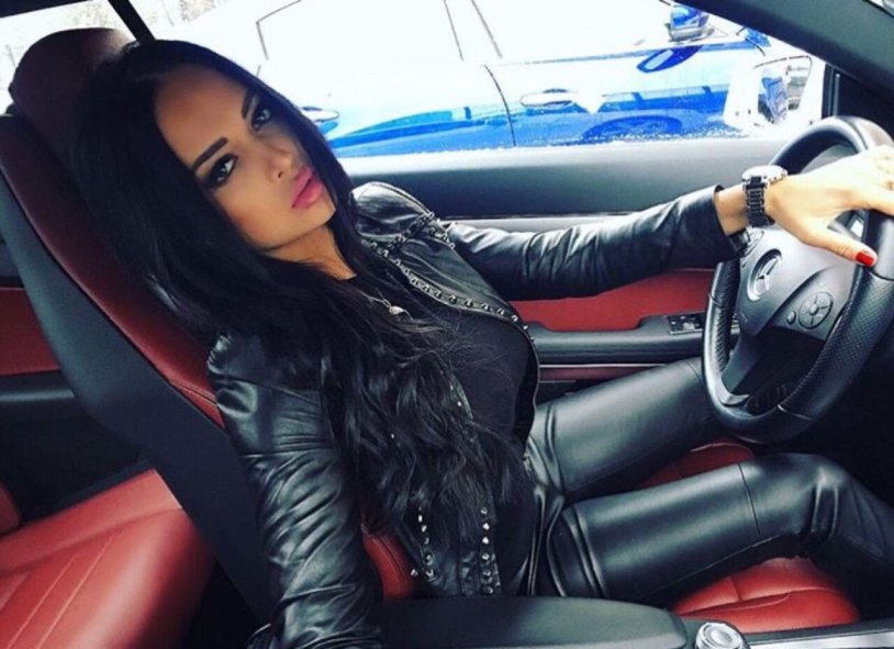 Olesya Malinskaya Leather