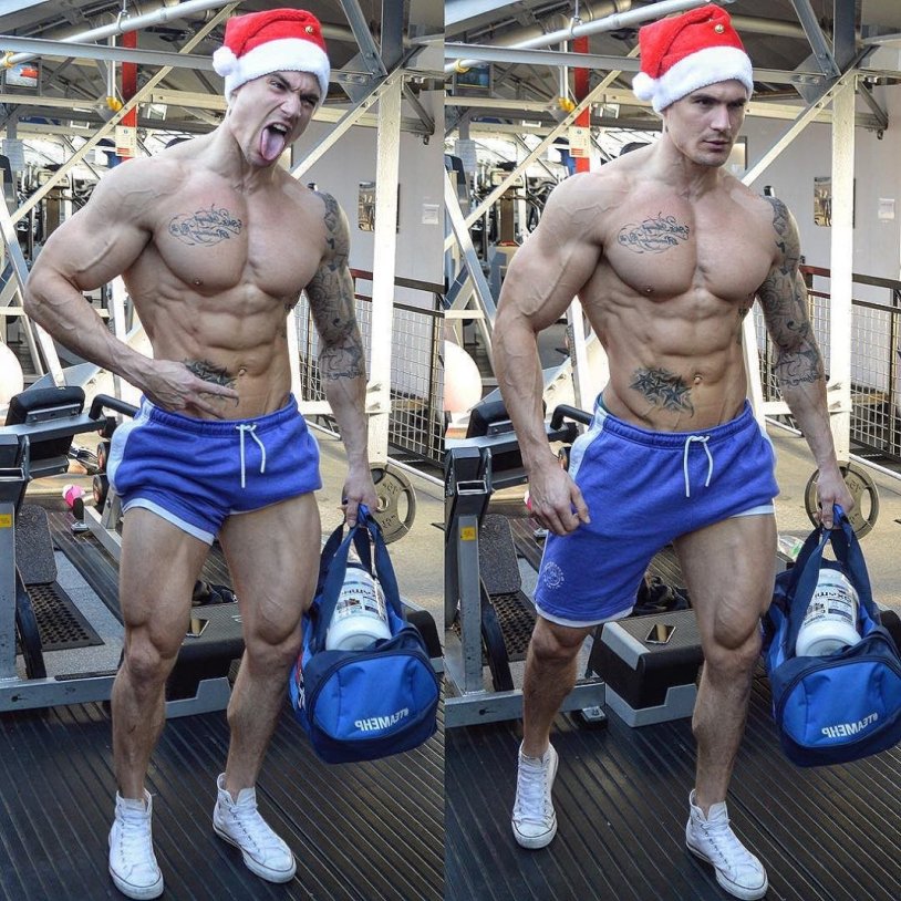 Aesthetics of the body of a man