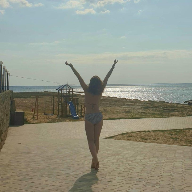 Elena Ksenofontova Hotel Eleon in underwear